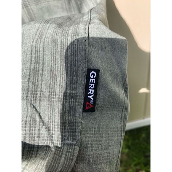 Gerry Men's Short Sleeve Large (L) Plaid Quick Dry - Picture 4 of 5